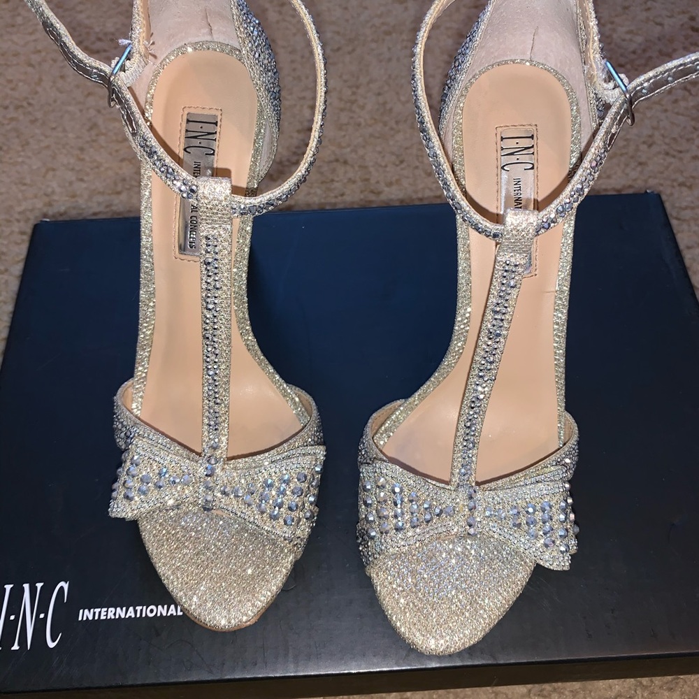 Gold I•N•C heels